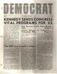 The Democrat newsltr 2/12/1962 JFK Programs