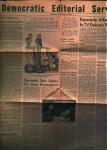 Democratic Editorial-10/1/60-JFK Photo!