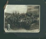 Photo of Men in Front of Building 24 P.R.R.
