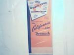 California and Denmark World Tour Info 1950s!