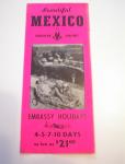 1960 American Airlines Brochure for Mexico