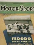 APRIL,1953 ISSUE MOTOR SPORT VOL.XXIX NO.4
