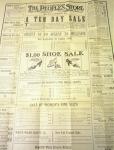 Ca 1900 Geo.L.Reynolds The People Store Ad