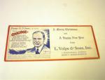 1930's A Merry X-mas and New Year Blotter