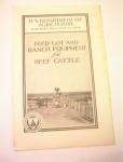 Farmers'Bulletin No.1584 Beef Cattle