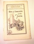 Farmers'Bulletin No.1772 Concrete on the Farm