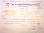 1917 Billhead The Atlantic Refining Company