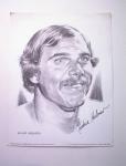 c 1960 Richie Hebner Illustrated Print