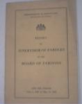 Report of Supervisor Of Paroles To The Board of Pardons