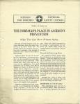 Foreman's Place,Accident Prevent Nat. Safety Coun 20's