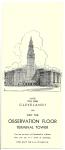 Observation Floor,  Cleveland Pamphlet May 1982
