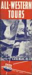 ALL WESTERN TOURS BY UNITED AIR LINES 1941