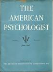 THE AMERICAN PSYCHOLOGIST JUNE,1947