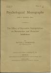 PSYCHOLOGICAL MONOGRAPHS WHOLE NO. 273,1945