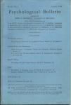 PSYCHOLOGICAL BULLETIN BY JOHN E.ANDERSON 1/46