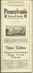 PA RAILROAD SYSTEM TIME TABLES 9/23-2/24