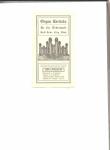 Salt Lake Tabernacle Organ Recital prg.1925
