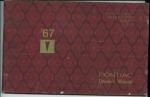 Owner's Manual, 1967 Pontiac
