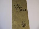 Open Hearth Restaurant, Phil., PA - Vintage Menu