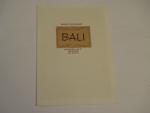 Bali Restaurant- Amsterdam, Holland- Menu 10/25/65