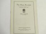Josef Hofmann-Prince of Pianists Concert- 11/14/1919