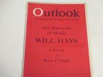 The Outlook morals will hays - 4/11/1928