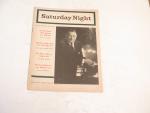 Saturday Night Magazine- 8/18/1956- James Coyne