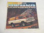 Dodge Ramcharger 1981- Auto Advertising Pamphlet