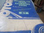 Motor ImportCar Crash Estimating Guide 10/1996N to Y
