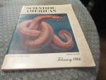 Scientific American Magazine 2/1966 Knot Tying Fish