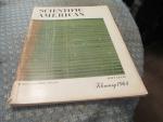 Scientific American 2/1964 Bubble Chamber Tracks