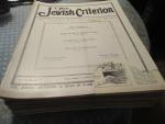 The Jewish Criterion 3/11/1932 Laughing at Ourselves