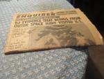 National Enquirer Weekly 12/1974 Outer Space Visitors