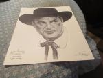 Gary Cooper- 1952 Oscar for Best Actor- Portrait