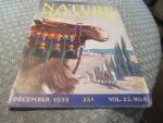 Nature Magazine 12/1933- Camel Travel in Middle East
