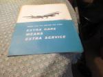 United Air Lines Mainliner Fleet Capacities 1960's