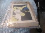 Four O'Clock Magazine 6/1897 Cover Art Carl Weratz