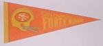 San Francisco 49ers 1970's pennant